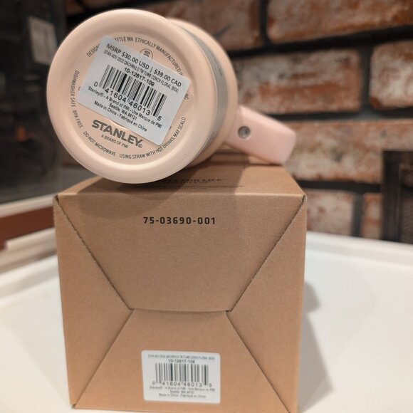 Stanley H2.0 Flowstate Quencher Tumbler 20oz Pink Conch NWT Limited Edition - Picture 8 of 8